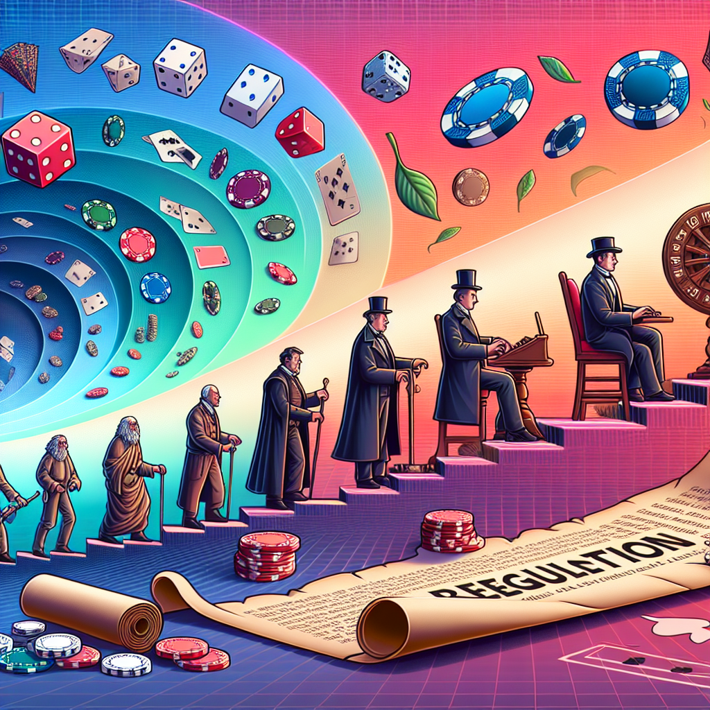 jogos de azar regulamentados: a evolução das leis e práticas